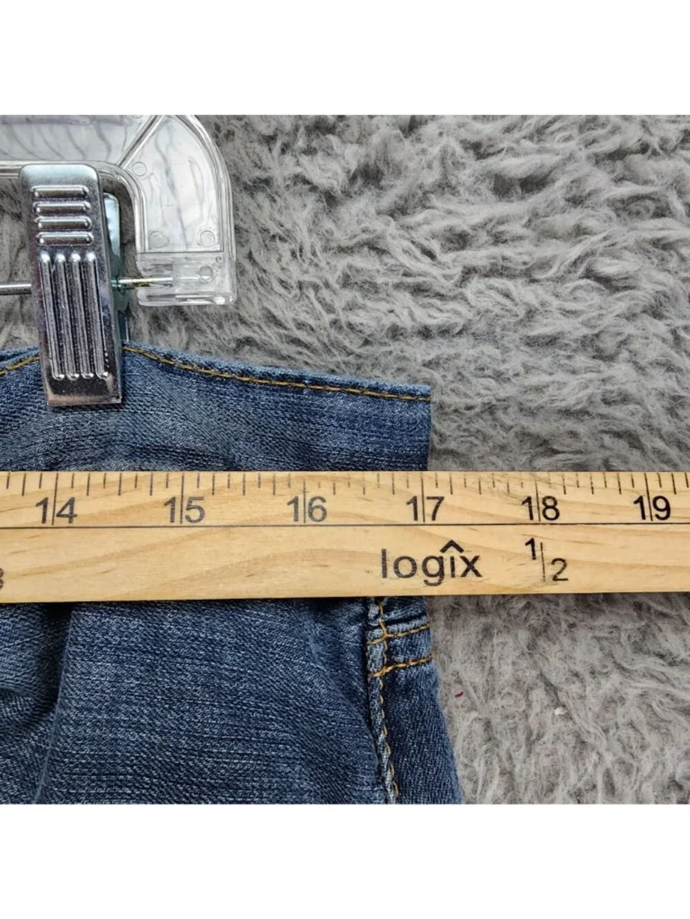 Levis Jeans Mens 36x34 Blue 505 Cotton Denim Regular Fit Straight Leg *Read*